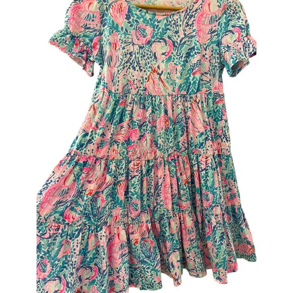 Lilly Pulitzer Jodee Swing Drewss in Shellobration Pink Size XXS - Picture 7 of 11